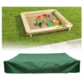 Miniatyrbild 4 av 4: Dammtätt skydd Sandbox Cover Vattentätt Sandlåda Pool Cover black 120x120x20cm