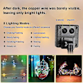 Miniatyrbild 4 av 5: Led String Lights 200leds Dekorativa Fairy String Lights