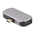 Miniatyrbillede 1 af 8: USB C Hub 3 i 1 Type C Han til DP USB A Type C Hun Dockingstation til Windows Android OS X
