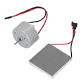 Miniatyrbilde 4 av 6: Varme-drevet universell peisvifte-motor for effektiv varmegenerering og utskifting