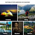 Miniatyrbilde 6 av 6: USB LED-lampe med justerbar lysstyrke for camping, fotturer og nødbruk