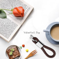 Miniatyrbillede 4 af 5: Nøglering håndvævet læder nøglering Bil nøglering gave til mænd og kvinder mor Coffee color