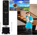 Miniatyrbilde 4 av 5: 2 Motion Plus-adaptere sensor for Wii Remote-kontroller, Motion Plus-adapterakseleratorerstatning for Wii Motion Plus-adapter – utmerket Black