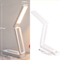 Miniatyrbilde 2 av 6: Bærbar sammenleggbar bordlampe med mykt lys for hjemme- og kontorbruk