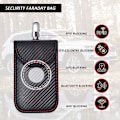 Miniatyrbild 3 av 5: Faraday Key Fob Protector (2-pack) Bilnyckelsignalblockering