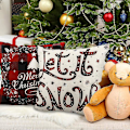 Miniatyrbild 5 av 5: Julkuddfodral 18 tums set av 4 kuddfodral