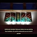 Pikkukuva 6 / 6: 5V USB Mini LED-kohdevalot: Himmennettävä näyttövalaistus korukaappeihin, musta, lämmin valo
