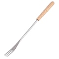 Miniatyrbilde 5 av 6: 26,5 cm Grillgaffelspyd med trehåndtak for camping og piknik