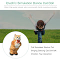 Miniatyrbild 4 av 4: Interaktiv Elektrisk Sjungande och Dansande Gul Kattdocka - Perfekt Present till Barn