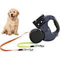 Miniatyrbild 1 av 5: Dubbelt indragbart hundkoppel, 3m flexibelt indragbart
