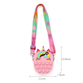 Miniatyrbild 3 av 10: Push Bubble Sensory Bag, Pop Fidget Toys Axelväska