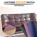 Miniatyrbild 9 av 11: 35x137cm Soffa Läder Reparationstejp Självhäftande lapp dark brown