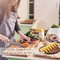 Miniatyrbilde 3 av 6: Rustfri Taco Holder i Rustfritt Stål med 6 Riller - Ideell for Piknik, Bakerier og Grillfester