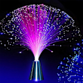 Miniatyrbilde 4 av 5: Elegant Fargeskiftende LED Fiberoptisk Nattlampe for en Romantisk Atmosfære