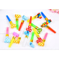 Miniatyrbillede 1 af 3: 100 stk. Blowouts Noisemakers Musical Horn Noisemakers Blowouts fløjter Tilfældig farve