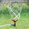 Miniatyrbilde 3 av 6: Effektivt roterende sprinklerhode for automatisk plenbevanning