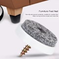 Miniatyrbilde 3 av 6: 50 stk. Sklisikre Filtputer for Bord-, Sofa- og Stolben (22 mm) - Gulvbeskyttelse