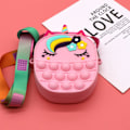 Miniatyrbild 2 av 10: Push Bubble Sensory Bag, Pop Fidget Toys Axelväska