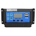 Miniatyrbilde 4 av 6: PWM solcellelader med LCD-skjerm for 10A 12V/24V strøm, automatisk gjenkjenningsfunksjon