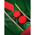Pikkukuva 3 / 4: Lasten Elf-Klovniasu, Joulu- ja Halloween-esityskostyymi L【130】