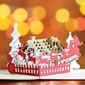 Miniatyrbild 2 av 5: 3d Pop-up julkort presenter för Grattis