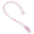 Miniatyrbillede 4 af 8: HT Cross-Border Operations Expert: Pink Silicone Elastic Clip Rope Lanyard til børns BTE høreapparater Pink