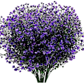 Miniatyrbillede 1 af 2: 4 stk kunstige buske buske falske udendørs Uv-resistente planter Blomster, kunstige plastikklokke blade grønt