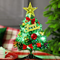 Miniatyrbild 1 av 2: 30 cm Desktop Mini Julgranspaket med Lights Mall Layout A
