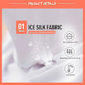 Miniatyrbild 2 av 5: Sommar utomhus Ice Silk Sleeve Solskyddsutrustning (vit)