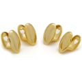 Miniatyrbillede 1 af 4: Lureen Metal Grillz Vampire Fangs Dracula Hip Hop Grills til dine tænder gold 4 pcs