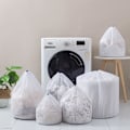 Pikkukuva 2 / 2: 4 kpl Mesh Coarse Net pyykkipussi narulla M