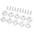 Miniatyrbilde 8 av 8: 20-delt UTV Skid Plate Vaskemaskin Bolt Sett 7556065: Holdbart Metall Erstatningssett for Polaris RZR 570 800 900