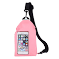 Miniatyrbillede 2 af 3: Casual PVC forseglet crossbody mavetaske Pink