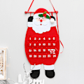 Miniatyrbillede 1 af 5: Julemandens Adventskalender 2024, 3D Hængende Filt Adventskalender, Genanvendelig Jule Nedtællingskalender, Velegnet til Dekoration af Gaver Santa Claus