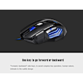 Miniatyrbild 1 av 3: XUSOpticaCordeGaminMousButtoGameMouse Black