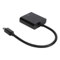 Mini DP Han til VGA Hun Adapterkabel til ThinkPad PC Computer Sort ABS