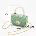 Miniatyrbillede 2 af 5: Lille pige crossbody tasker toddler håndtaske