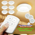 Miniatyrbillede 1 af 8: AAA-batteridrevet fjernbetjening LED-lys under skabslys 6Pcs Light with 1Pc Controller