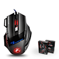 Miniatyrbild 3 av 3: XUSOpticaCordeGaminMousButtoGameMouse Black