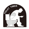 Miniatyrbild 1 av 5: Man Kreativ Toalett Timglas Timer Sand Timer Plast Present