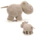 Miniatyrbild 2 av 4: Mjuk Elefant och Flodhästformad Leksak för Barn - Beige 40 x 25cm Gåva och Dekoration