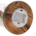 Miniatyrbillede 5 af 6: LED Rosen Natlampe med Brun Base - Perfekt Dekoration til Valentinsdag og Jubilæer