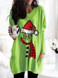 Grinch Julemode Dametrøjer Casual Langærmet B B L