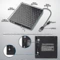 Miniatyrbillede 5 af 5: [DT]Ekstern Cd Dvd-afspiller Usb 3.0 Og Typec