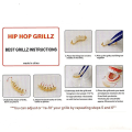 Pikkukuva 4 / 4: Lureen Metal Grillz Vampire Fangs Dracula Hip Hop -grillit hampaillesi gold 4 pcs