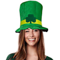 Miniatyrbild 2 av 3: Irländsk grön hatt Shamrock halsband