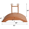 Miniatyrbild 2 av 5: Turtle Floating Island Aquarium Pier Ramp med sugkoppar