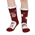 Miniatyrbild 2 av 4: Kvinnor Vinter Thermal Slipper Strumpor Fuzzy Warm Home Sleep Socks