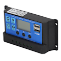 Miniatyrbilde 2 av 6: PWM solcellelader med LCD-skjerm for 10A 12V/24V strøm, automatisk gjenkjenningsfunksjon