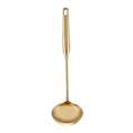 Miniatyrbillede 1 af 8: Stor Suppeske - Rustfrit Stål - Guld Køkken Vendespate og Spatel Madlavningsredskab #04